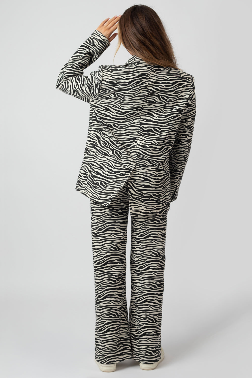 OVERSIZED RELAXED BLAZER ZEBRA